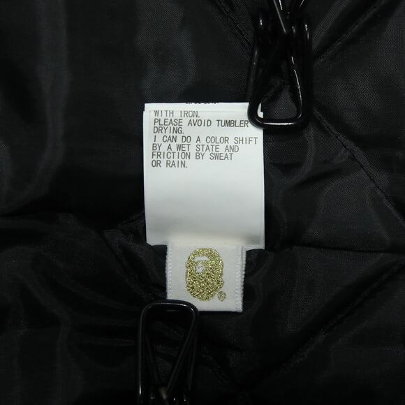 RARE Vintage Carhartt x Bape Faded Black Camo Arctic Vest - Picture 15 of 16